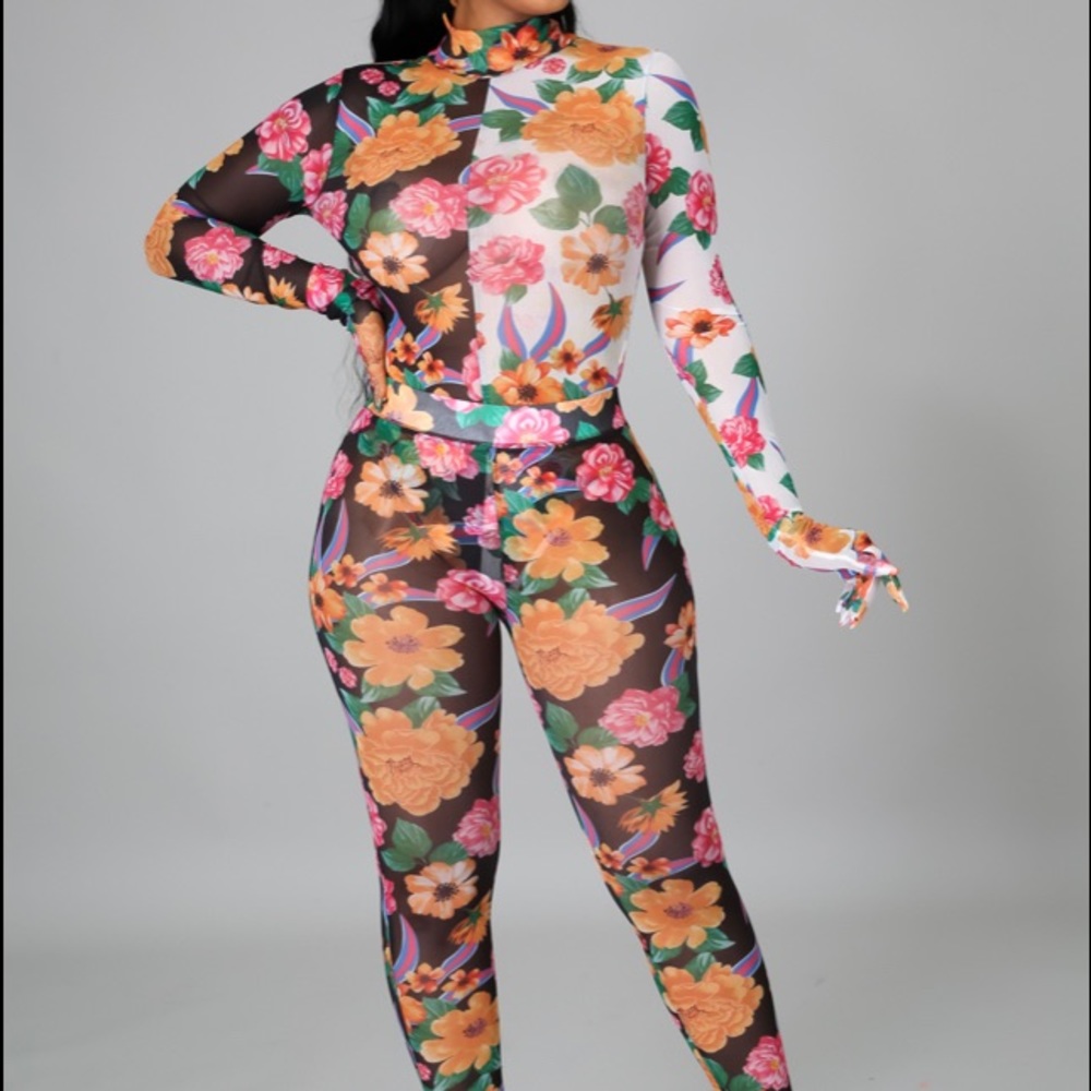 3pc. ColorBlock Blossom Flower Set - Picture 7 of 9